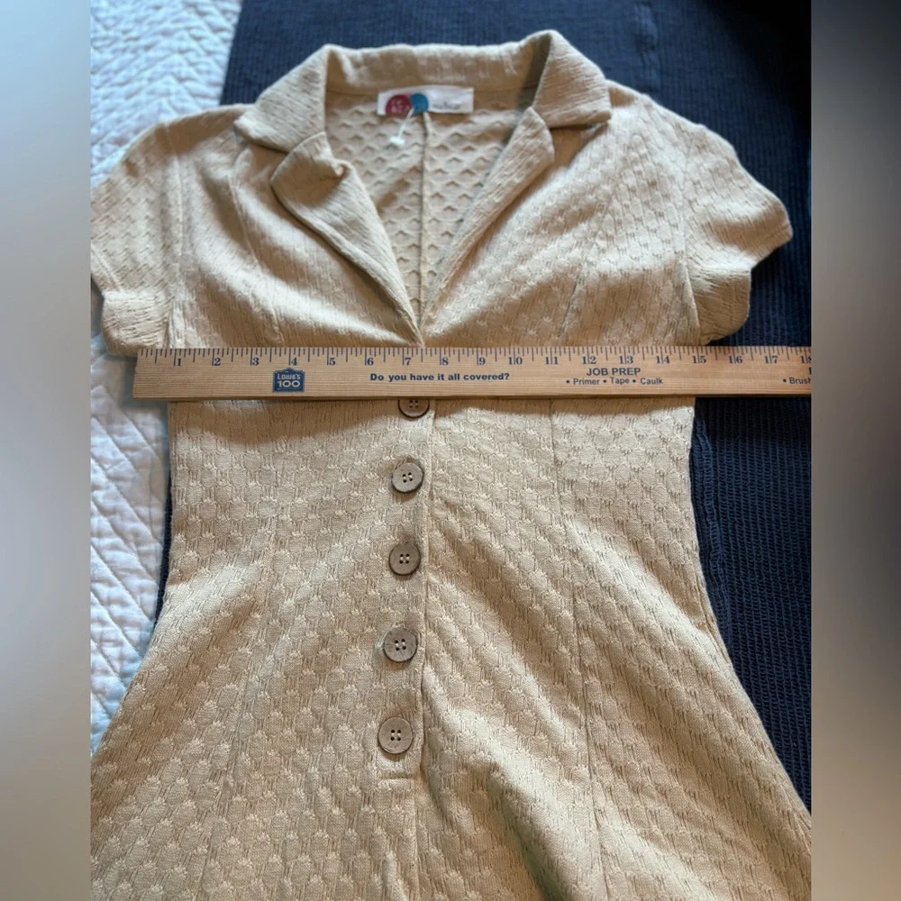 Free People Ramona One-Piece NWOT Size XS Tan
